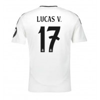 Camiseta Real Madrid Lucas Vazquez #17 Primera Equipación Replica 2024-25 mangas cortas